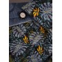 ETE HOMETEX TEK KİŞİLİK LÜX WELSOFT YORGAN SETİ MONESTERA İNDİGO 155X215CM 8696474231888